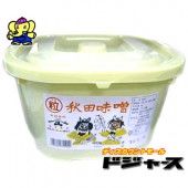 ヤマキウ 小玉醸造 秋田味噌【粒】 取手付桶 3kg×4杯 なまはげ