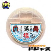 なまはげの里 男鹿工房 男鹿半島 藻塩 80g 丸型プラスチック容器入り 1個