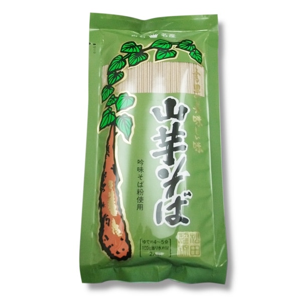 【 松田製粉 】 山芋そば　２人前　220ｇ 吟味そば粉使用