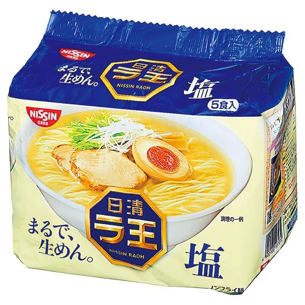 【1ケース 6袋入】日清 ラ王 (塩) 1袋5食入 袋麺 | 食料品・飲料,めん・カップ麺・袋麺 | ドジャース オンラインショップ