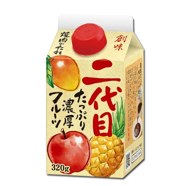創味 焼肉のたれ 二代目 たっぷり濃厚フルーツ 320g 管理番号022405 調味料