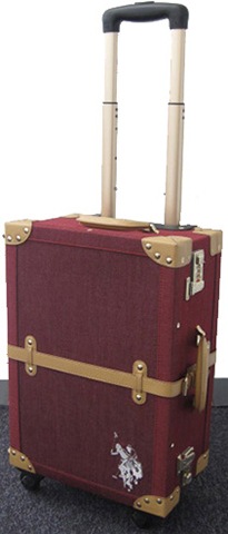 U.S. POLO ASSN】カラーデニム 4輪 トランクキャリー USPA-1882（赤