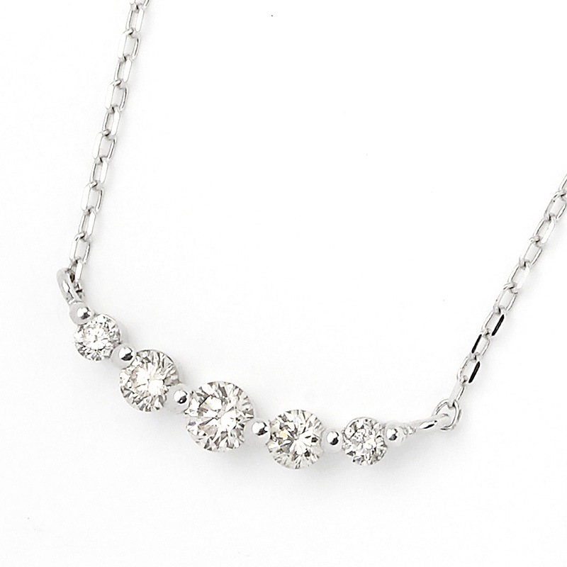 D-COLLECTION(ディーコレクション)18金イエローゴールド ダイヤモンド ネックレス 0.2ct 鑑別カード付 D15042065 | [ディーコレクション] D-COLLECTION 18K イエローゴールド