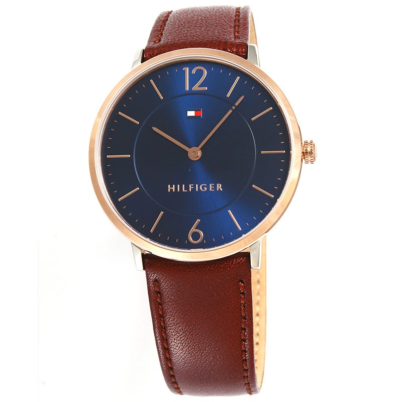 トミーヒルフィガー]TOMMY HILFIGER 腕時計 ULTRA SLIM ネイビー文字盤