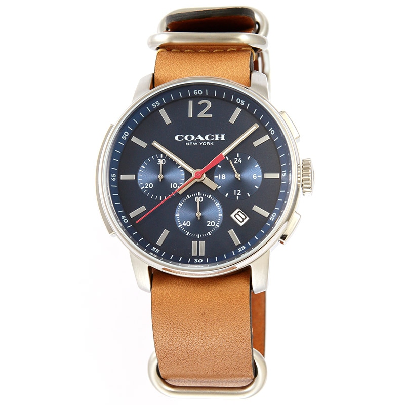 美品＊稼動品】COACH/コーチ ブリーカー メンズ 腕時計 デイデイト 忙しい