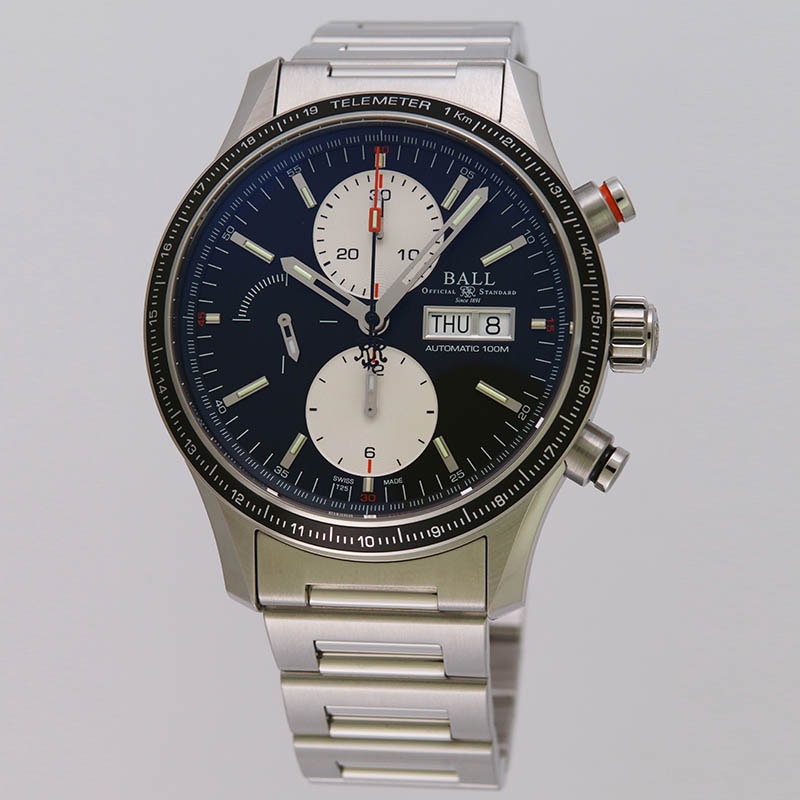 BALL Watch �ӻ��� ���ȡ����ޥ� ���ȡ������������ �ץ� �֥�å�ʸ���� ���ƥ�쥹�������� 100m�ɿ� CM3090CS1J ��� ���¹�͢���ʡ�