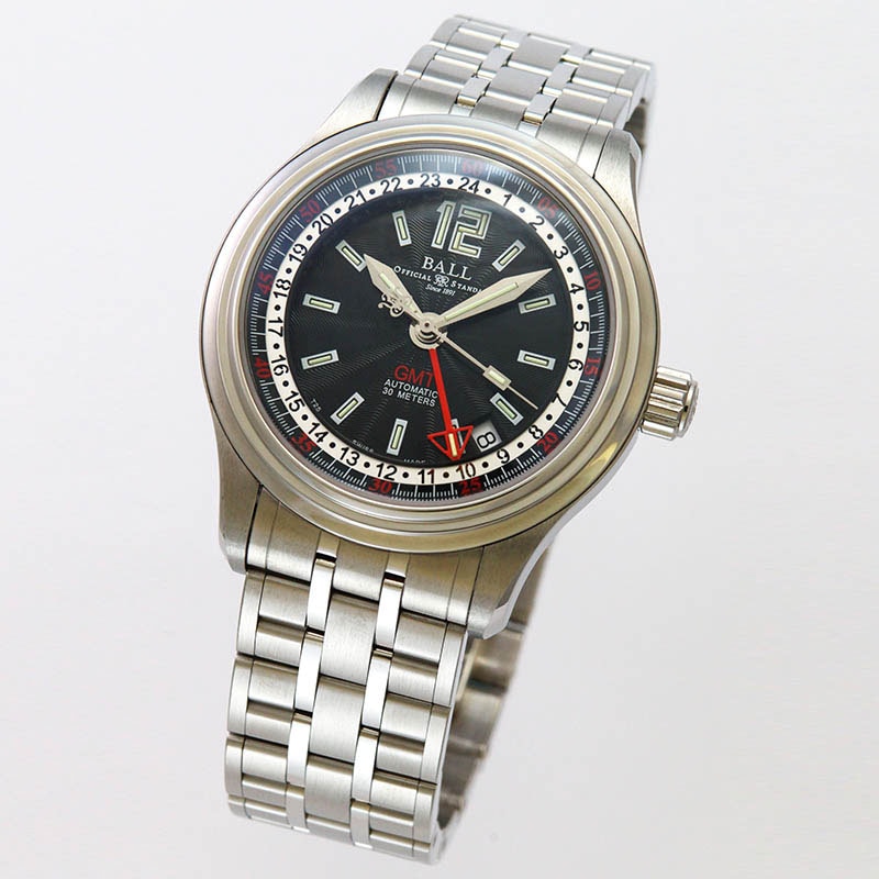 BALLWATCH ӻ ȥ쥤ޥ GMT ƥ쥹 ư ֥åʸ 50mɿ GM1038C-SJ-BK  ¹͢ʡ