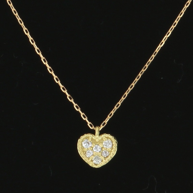 ディーコレクション D-COLLECTION 18金イエローゴールドダイヤモンドネックレス 0.2ct DS20096YG | [ディーコレクション] D-COLLECTION 18金イエローゴールド