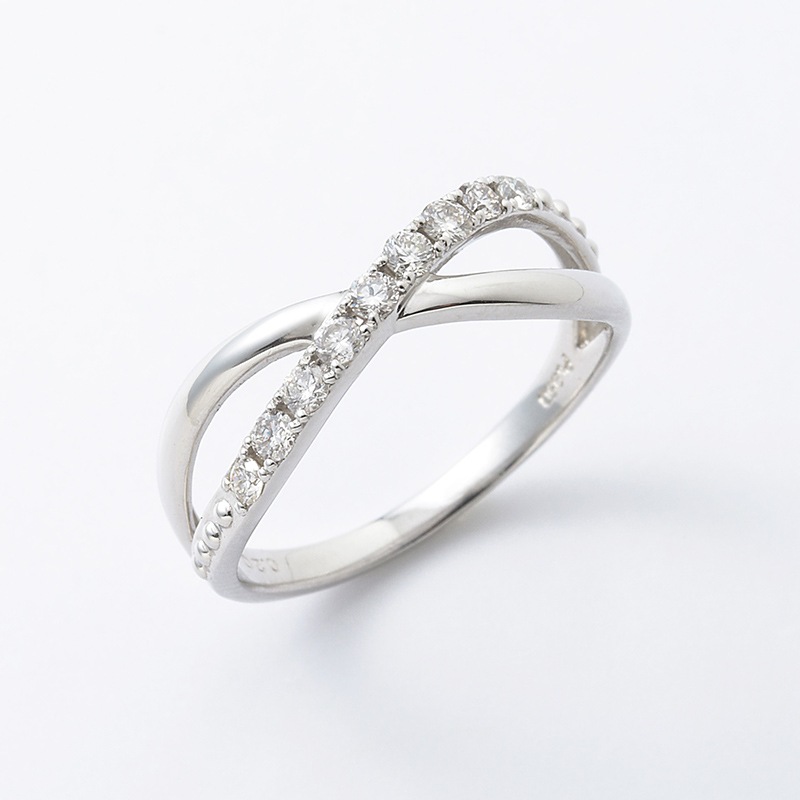 プラチナ950ダイヤモンド0、2ct リング プラチナ950 ダイヤモンド リング 0.2ct D80-5386PT