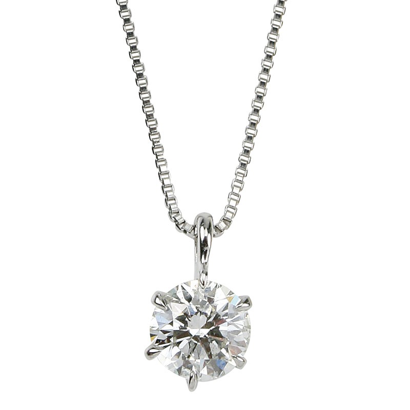 楽天市場】ネックレス ダイヤモンド 0.714ct Dカラー VS2