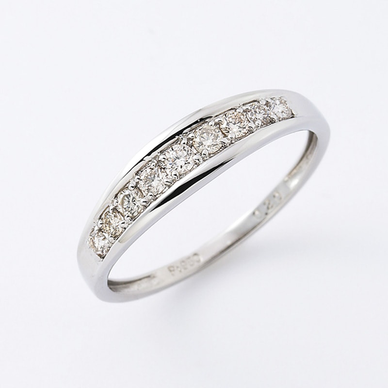 プラチナ950 ダイヤモンド リング 0.2ct 鑑別カード付 R99020PTD