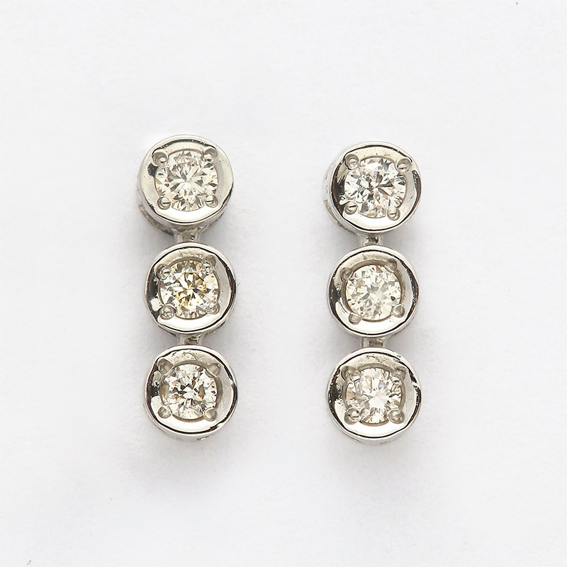 プラチナ ダイヤモンド ピアス 0.12ct DAPE-249PT