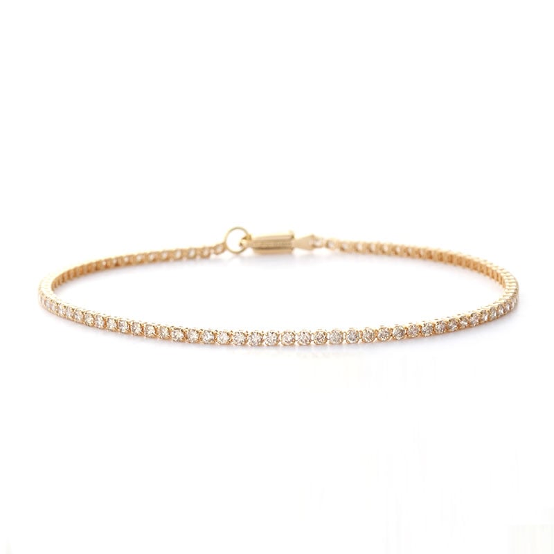 18�⥤������������� ��������ɥƥ˥��֥쥹��å� 1.3ct  DABR-63YG