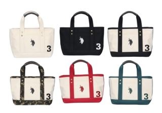 U.S. POLO ASSN】リバイバル トート バック 小 3刺繍付き USPA-1862
