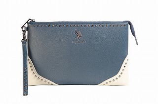 U.S. POLO ASSN】スタッズ クラッチバック USPA-1908