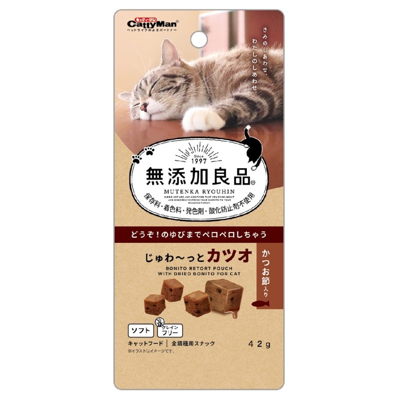 無添加良品 じゅわ～っとカツオ かつお節入り 42g