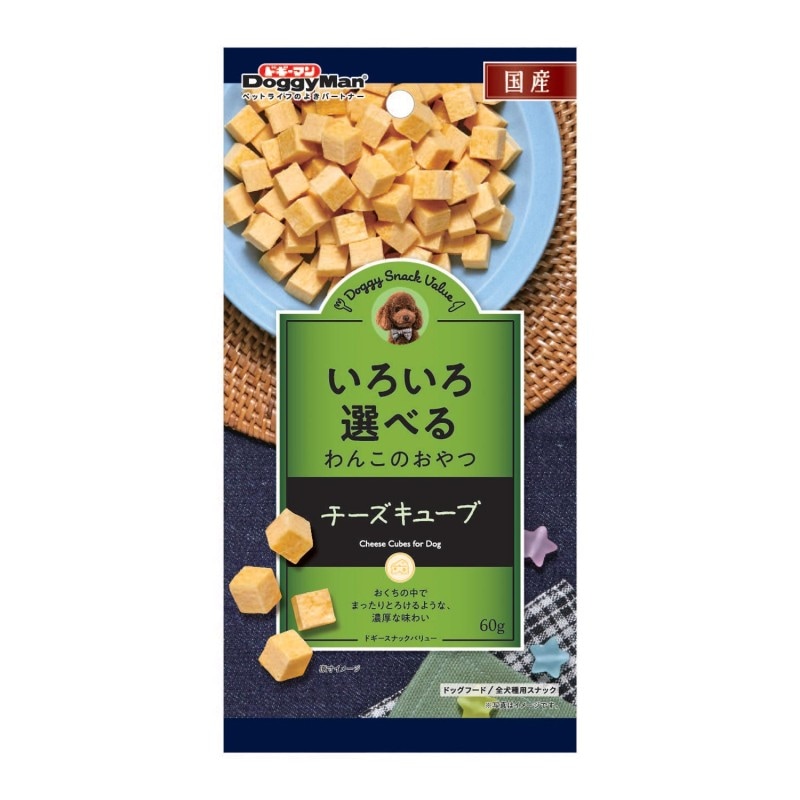 ドギースナックバリュー　チーズキューブ　６０ｇ