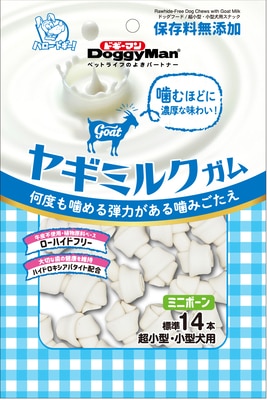 ヤギミルクガム ミニボーン １４０ｇ（標準１４本）
