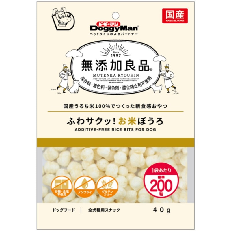 無添加良品　ふわサクッ！お米ぼうろ　４０ｇ
