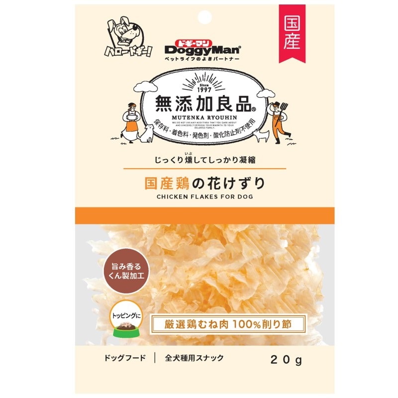 無添加良品　国産鶏の花けずり ２０ｇ