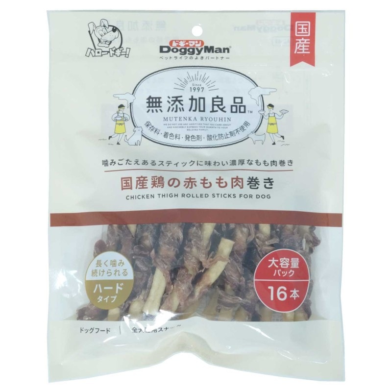 無添加良品　国産鶏の赤もも肉巻き　１６本