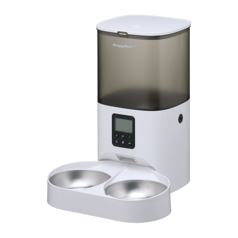 なかよく食べる　自動給餌食器　ツイン ６Ｌ