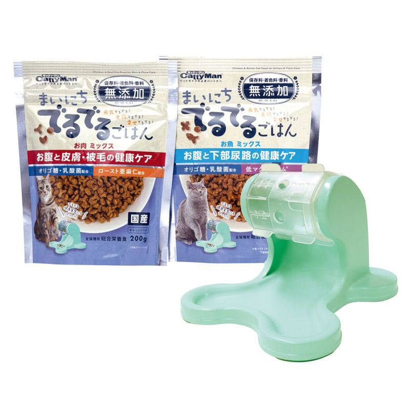 にゃんこのでるでる自飯器スターターセット 専用フード2個入り