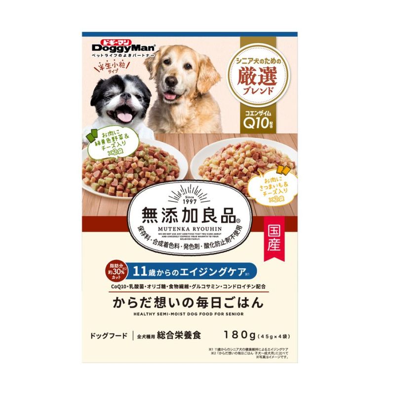 無添加良品 からだ想いの毎日ごはん 11歳からのエイジングケア 180g (45g×4)