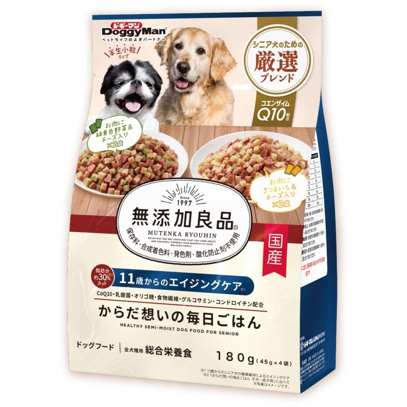 無添加良品 からだ想いの毎日ごはん 11歳からのエイジングケア 180g (45g×4)