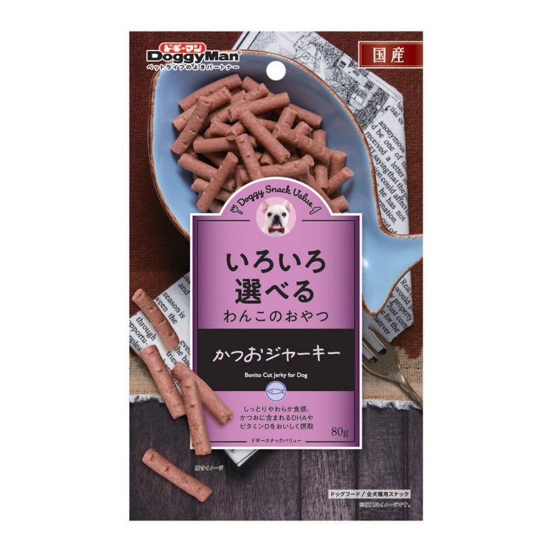 ドギースナックバリューかつおジャーキー　８０ｇ