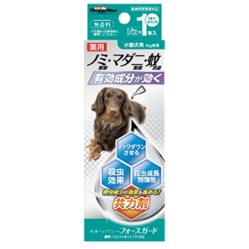 薬用ペッツテクト＋　フォースガード　小型犬用　１本入