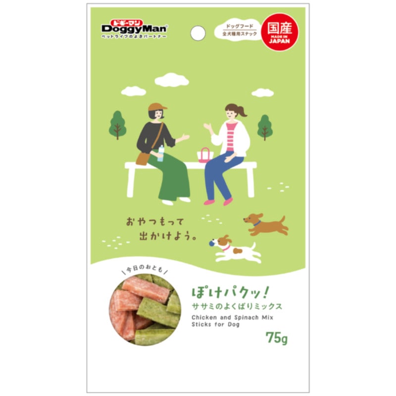 【フードロス削減】ぽけパクッ！　ササミのよくばりミックス ７５ｇ