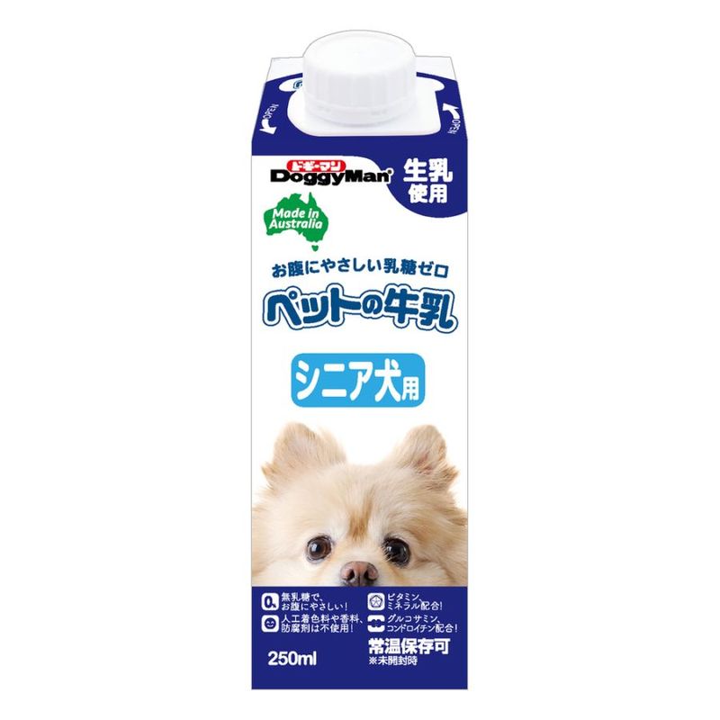 【フードロス削減】ペットの牛乳　シニア犬用　２５０ｍｌ  