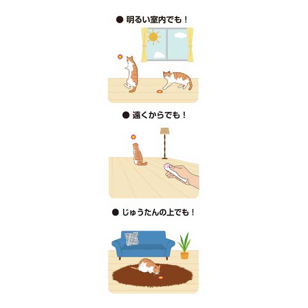 じゃれ猫LEDニャンだろ～？！光線｜ドギーマン公式オンラインショップ
