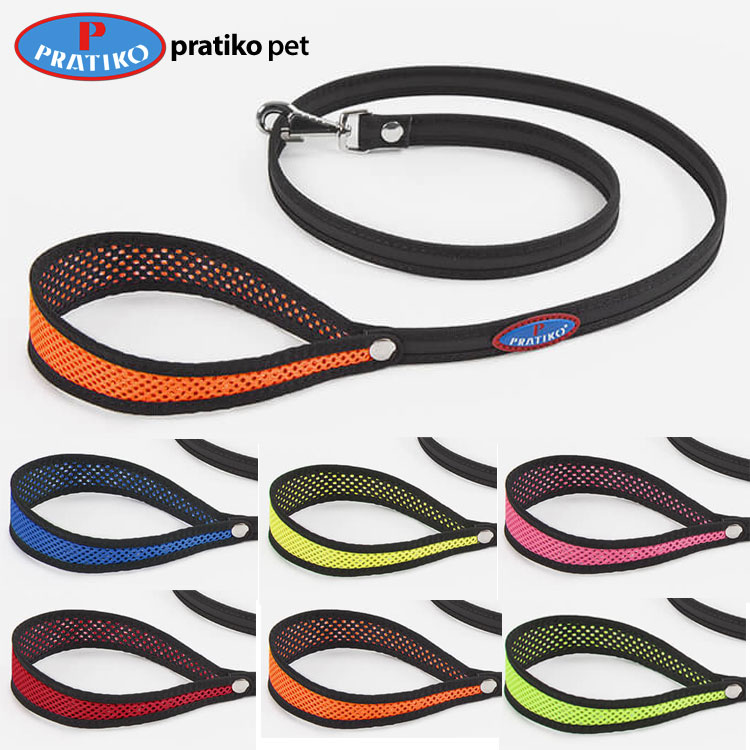 PRATIKO・プラティコ メッシュハンドルリード ペット ペットグッズ 犬用品 リード 犬 小型犬 中型犬用