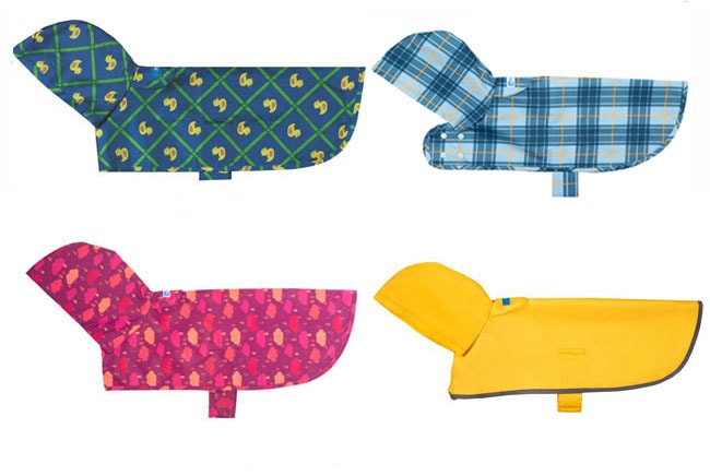 ポケッタブル　レインポンチョ レインコート　着せやすい 小型犬　中型犬