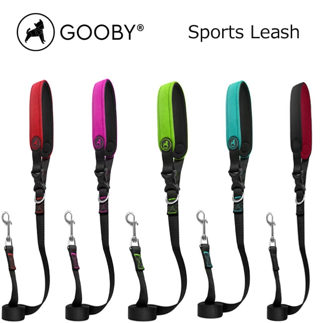 【GOOBY・グービー　スポーツリード】小型犬中型犬用 ペット ペットグッズ 犬用品 クッション付きリード