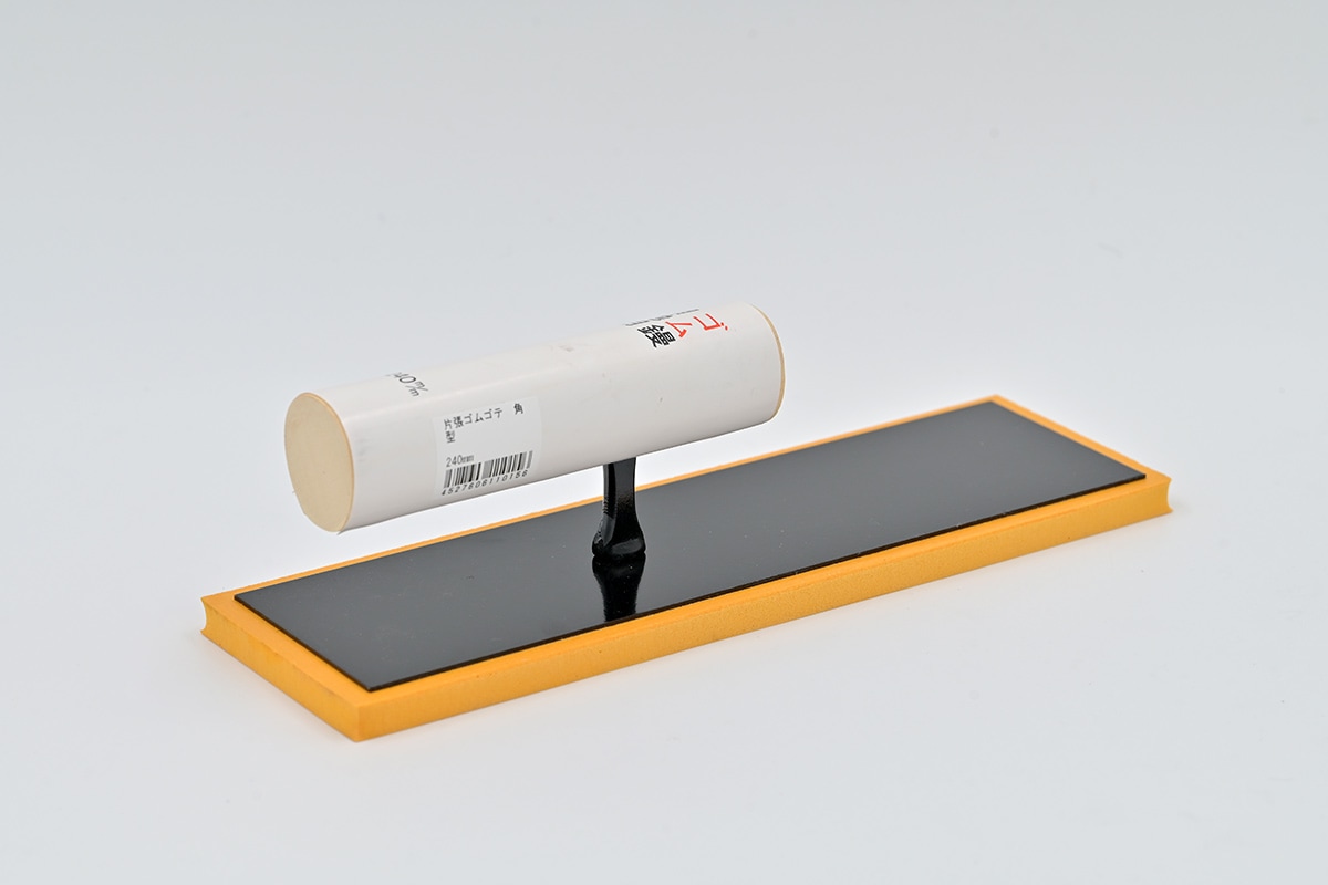 忠　黄色　ゴム鏝　角型