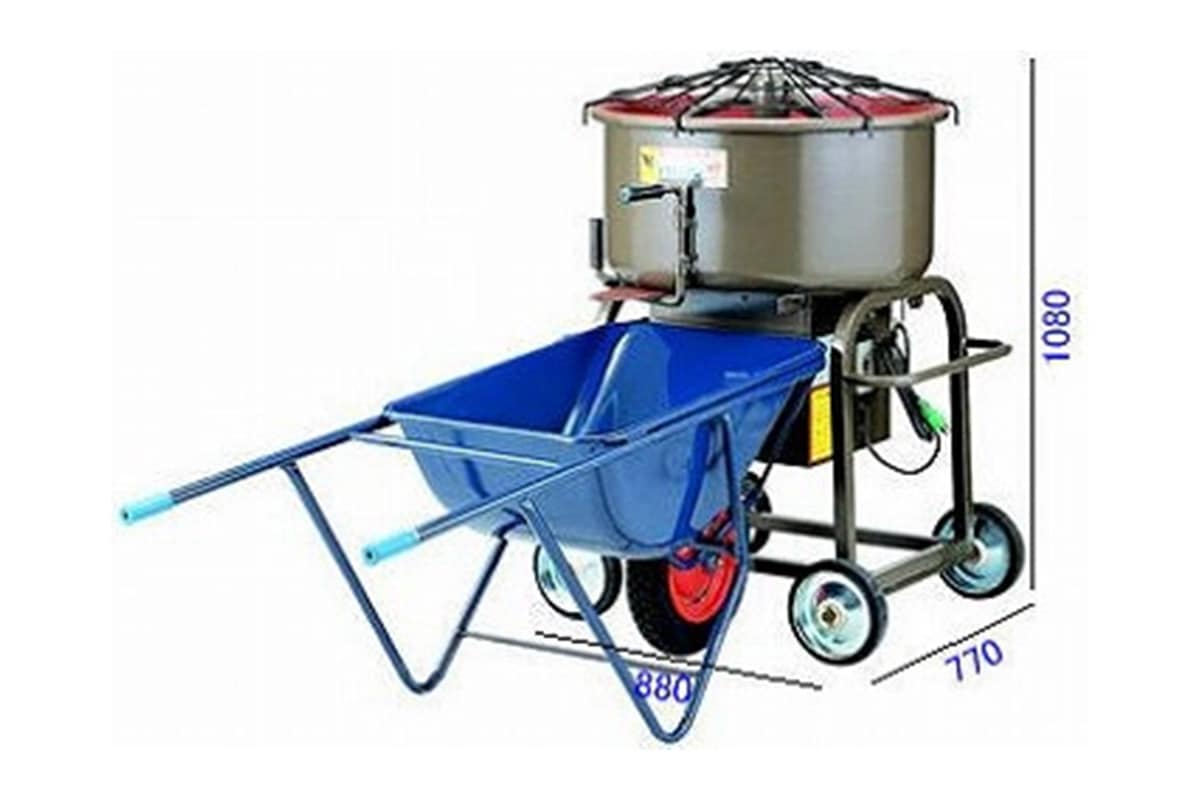 マゼラー　モルタルミキサー　2.5切750W　PM-23GH