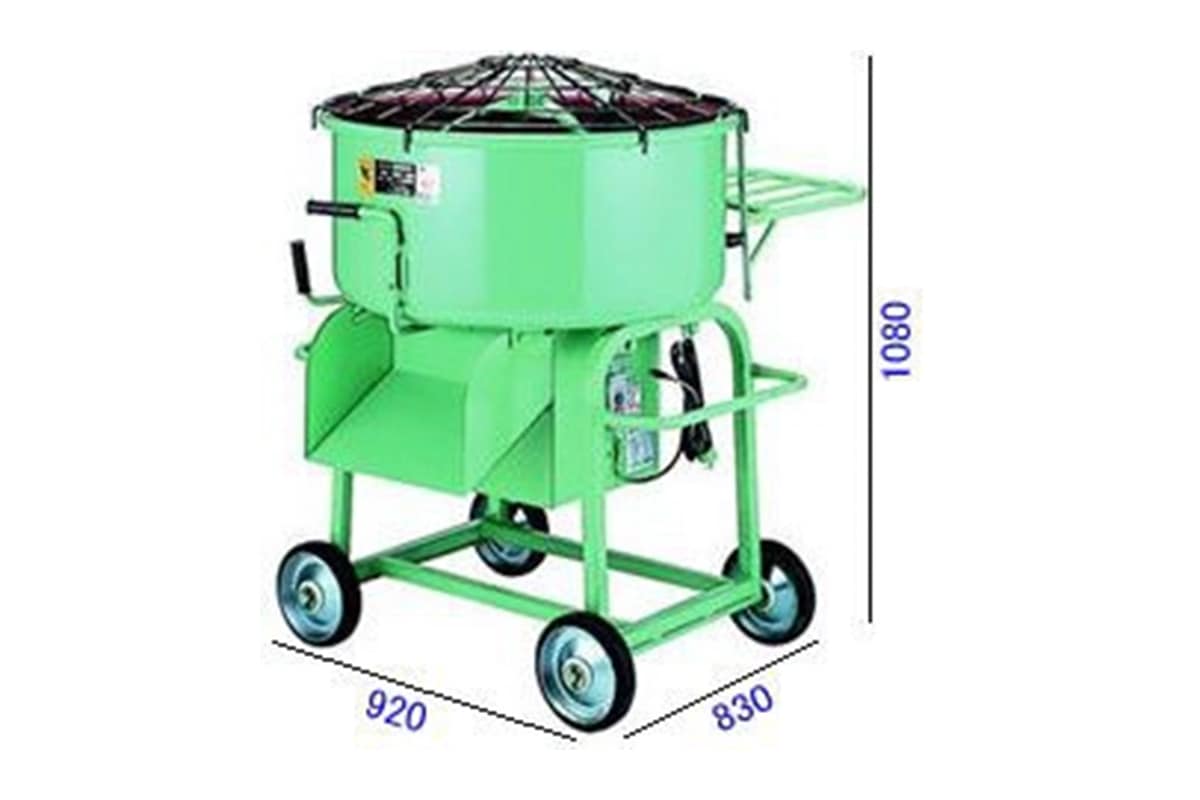 マゼラー　モルタルミキサー　3.5切750W　PM-38GH