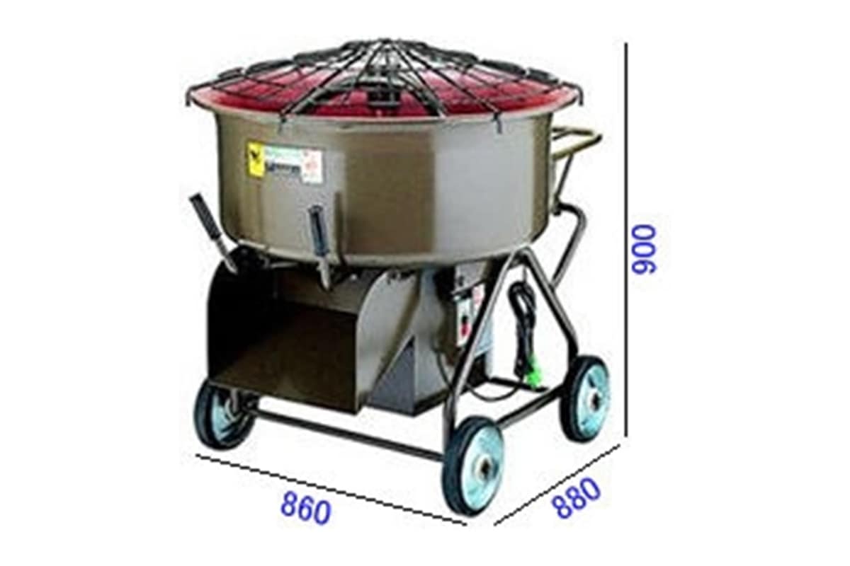 マゼラー　モルタルミキサー　3.5切750W　PM-80G