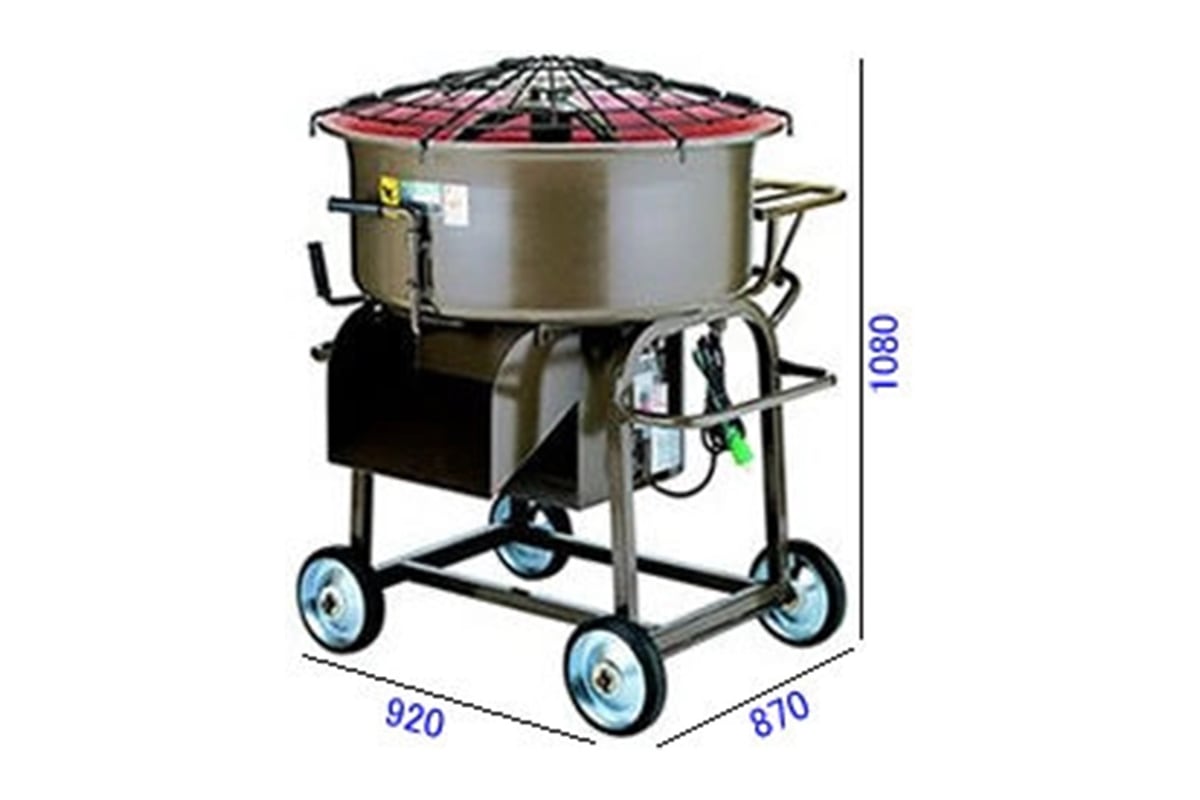 マゼラー　モルタルミキサー　3.5切750W　PM-80GH