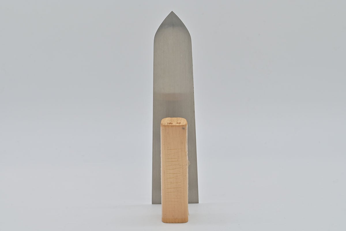 上印　波取鏝白角柄　205mm