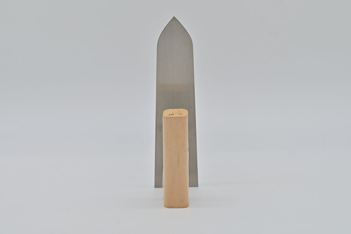 上印　波取鏝白角柄品　175mm