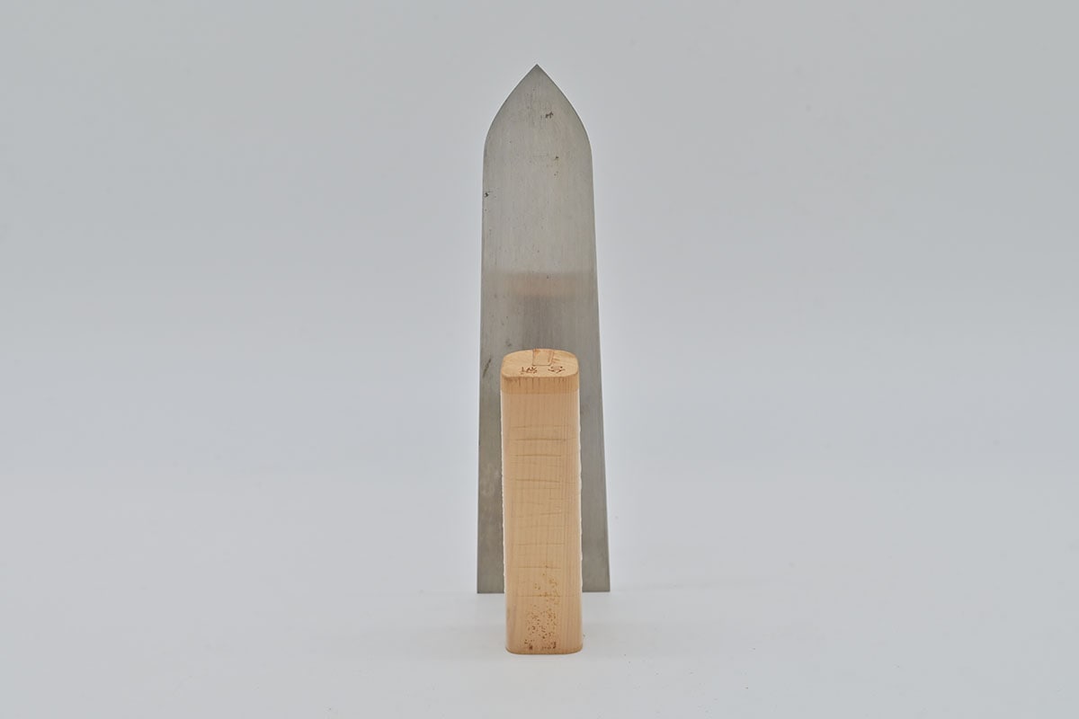 上印　波取鏝白角柄B級　175mm