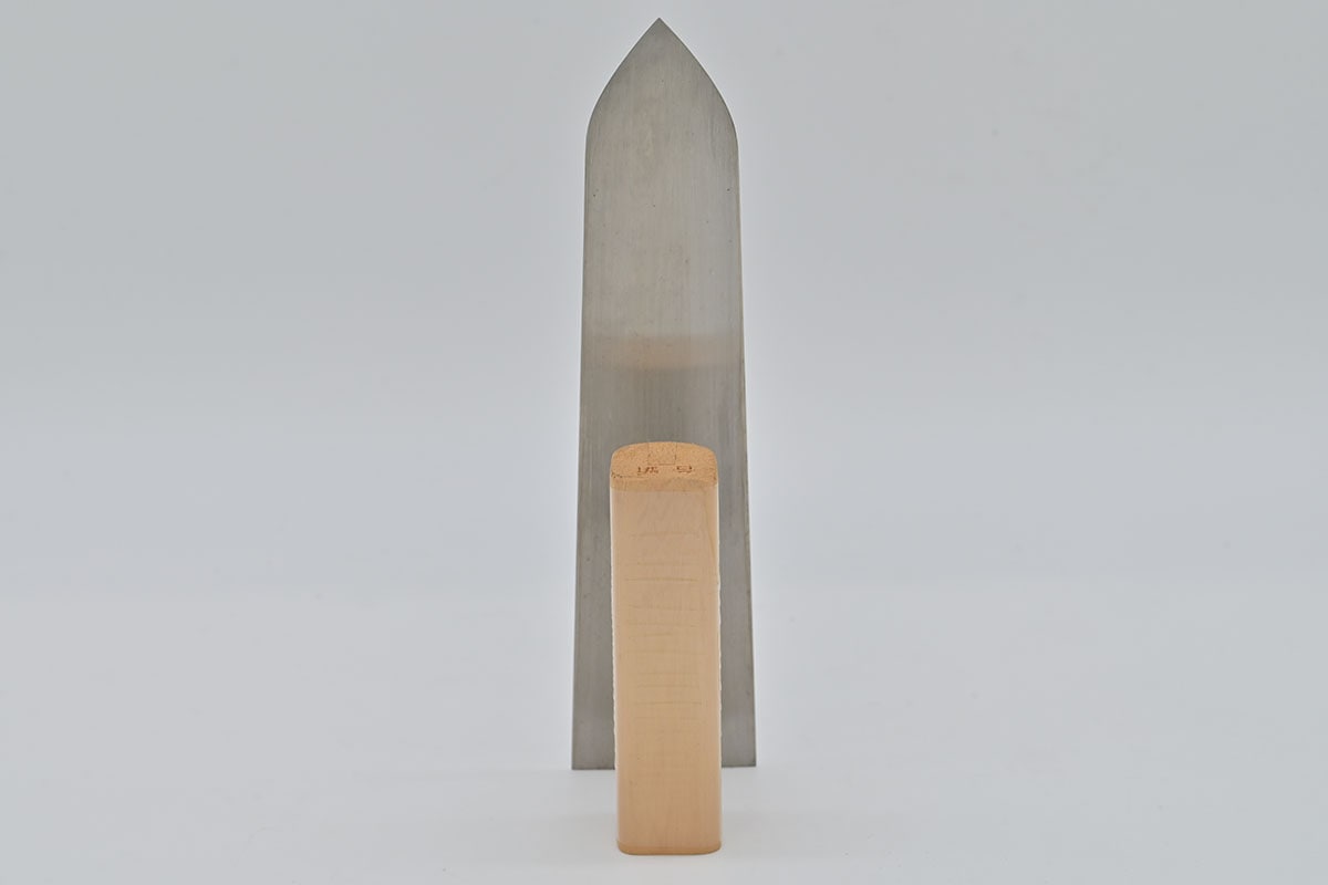 上印　波取鏝白角柄　190mm