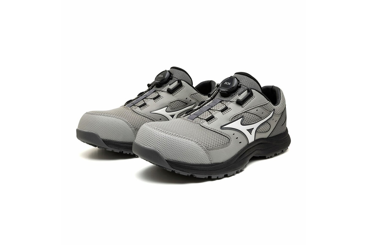 ミズノ　オールマイティLSIII　53L　BOA　グレー×ホワイト