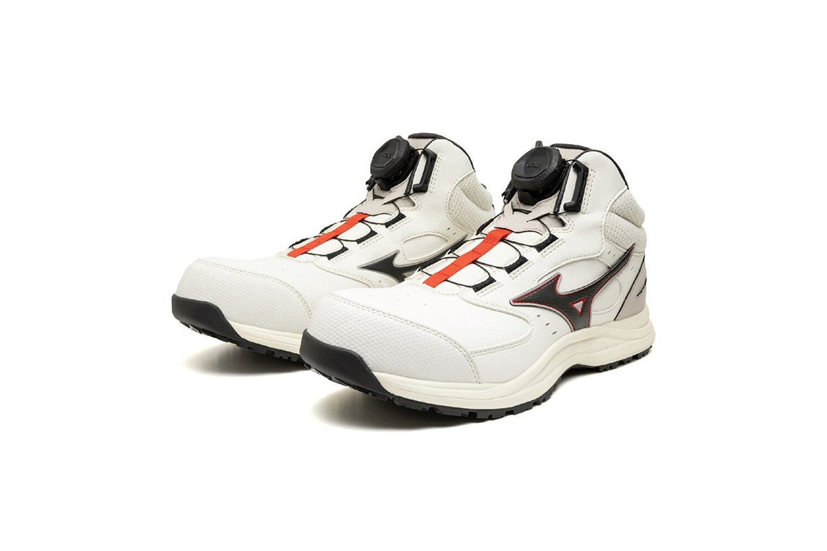 ミズノ　オールマイティLSIII　74M　BOA　ホワイト×ブラック