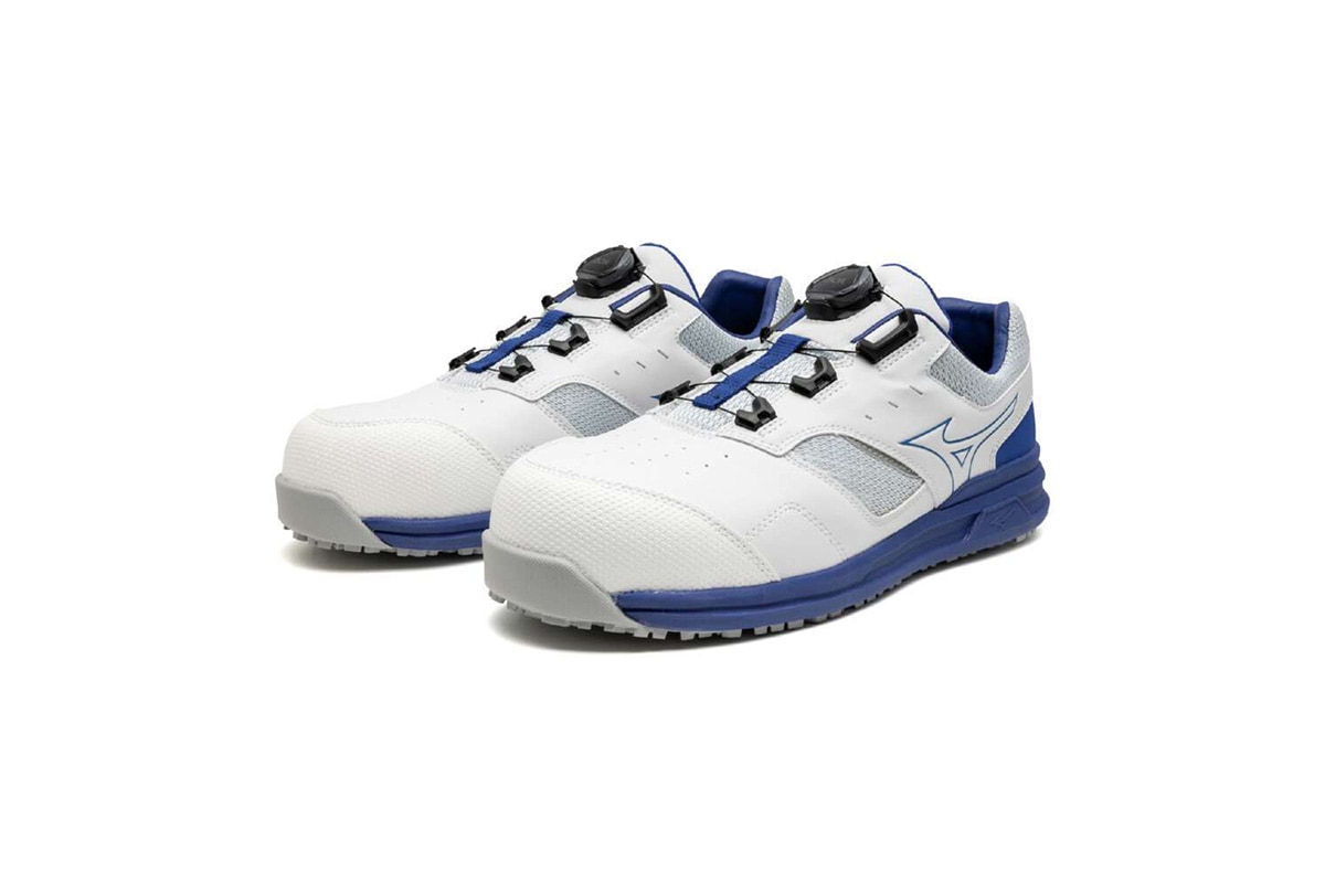 ミズノ　オールマイティ　LSll　51L　ワイド　BOA　ホワイト×ブルー