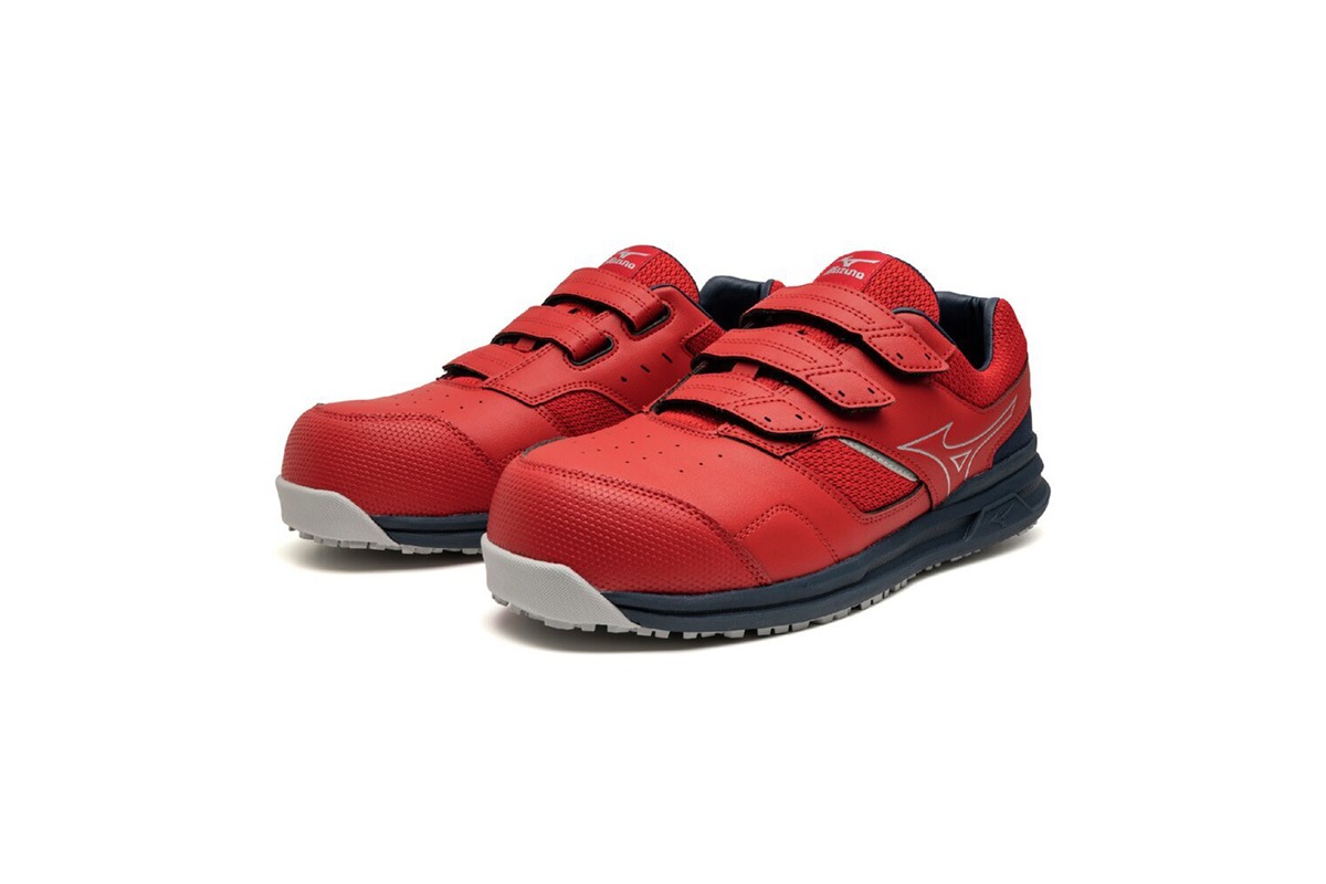 ミズノ　オールマイティ　LSII　21L　WIDE　レッド×シルバー